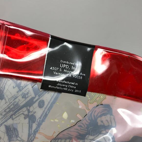 UPD Inc x STAR WARS The Force Awakens PVC Tote Bag Clear Poe & Ren - Picture 3 of 3